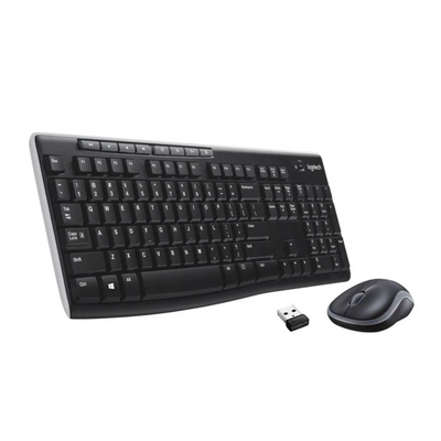 Kit Teclado + Mouse Logitech MK270 Español negro