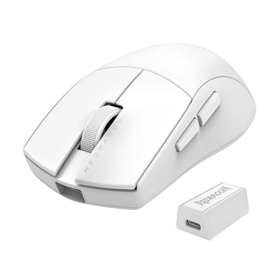 Mouse Gamer Redragon King Pro M916 - 4K Hz - Blanco