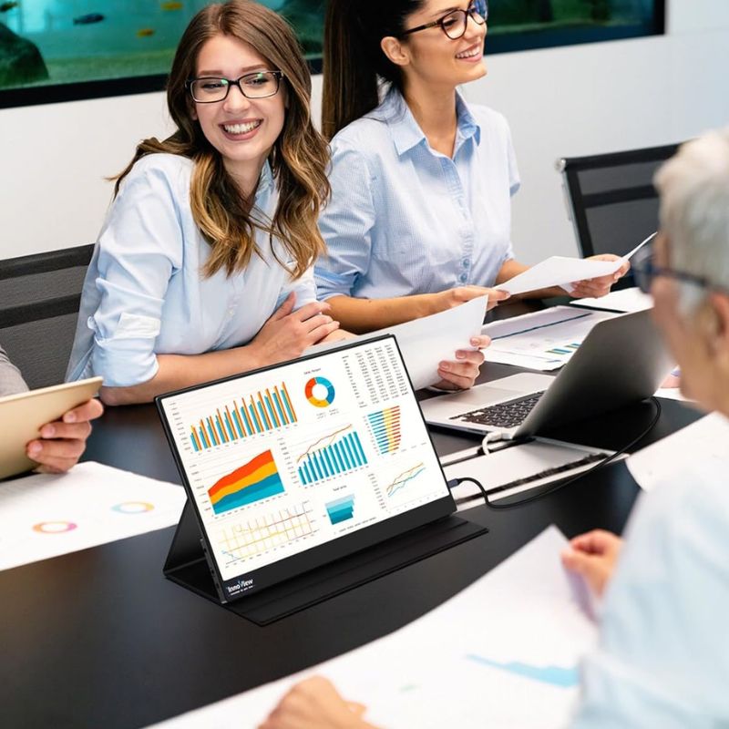 Monitor INNOVIEW IPS Portátil 15,6" FHD 1080P HDMI USB-C