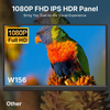 WGK Monitor Portátil WGK 15,6" FHD 1080p USB-C Mini HDMI con soporte Negro - Bestmart