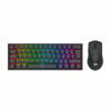REDRAGON Pack Gamer Redragon S143: Teclado K617 RGB y Mouse King M724 Negro - Bestmart