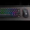 REDRAGON Pack Gamer Redragon S143: Teclado K617 RGB y Mouse King M724 Negro - Bestmart