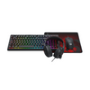 REDRAGON Pack Teclado Audífono Mouse y Mousepad Redragon S147 Negro - Bestmart
