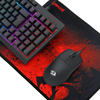 REDRAGON Pack Teclado Audífono Mouse y Mousepad Redragon S147 Negro - Bestmart