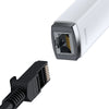 Baseus Baseus Adaptador Ethernet Serie Lite USB Tipo C a Puerto LAN RJ45 (1000 Mbps) - Blanco - Bestmart