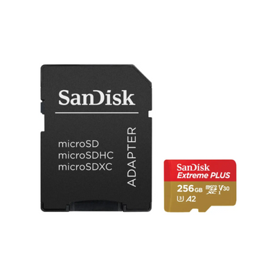 SanDisk Tarjeta de memoria SanDisk microSDXC UHS-I Extreme PLUS 256GB - Bestmart