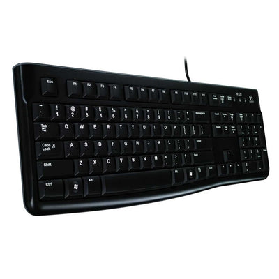 Teclado Alambrico Logitech K120 Qwerty USB Español Negro
