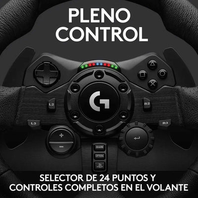 Volante De Carreras con Pedales Logitech G923 PS5, PS4 y PC (Windows) Negro