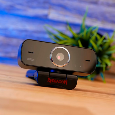 REDRAGON Webcam Redragon Fobos GW600 Negro - Bestmart