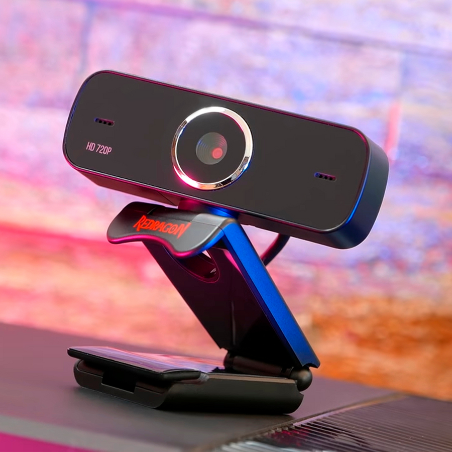 REDRAGON Webcam Redragon Fobos GW600 Negro - Bestmart