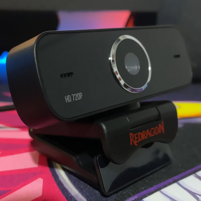 REDRAGON Webcam Redragon Fobos GW600 Negro - Bestmart