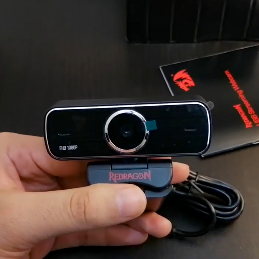 REDRAGON Webcam Redragon Hitman GW800 Negro - Bestmart