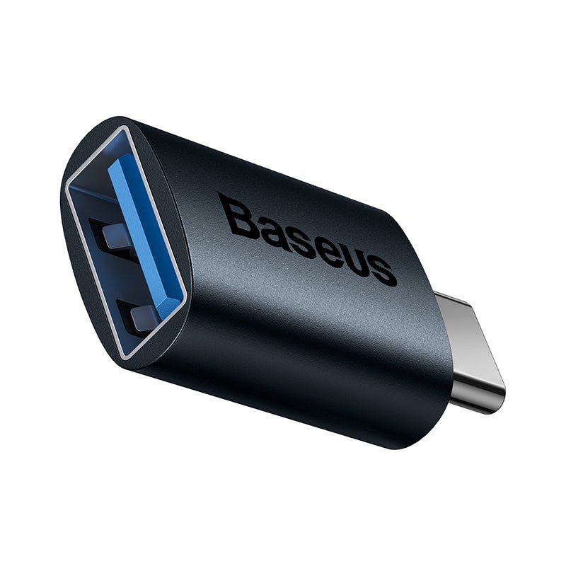 Adaptador Baseus Mini OTG 10Gbps - USB - C a USB 3.1 - Azul - Bestmart