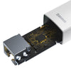 Adaptador de Red Tipo - C a Puerto LAN RJ45 - 1000 Mbps - Blanco - Baseus Lite Series - Bestmart