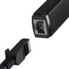 Adaptador de Red USB - A a Puerto LAN RJ45 - 1000 Mbps - Negro - Baseus Lite Series - Bestmart