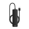 Adaptador HUB 100cm USB - A a USB 3.0 X 4 - 5 Gbps - Baseus UltraJoy Series - Negro - Bestmart