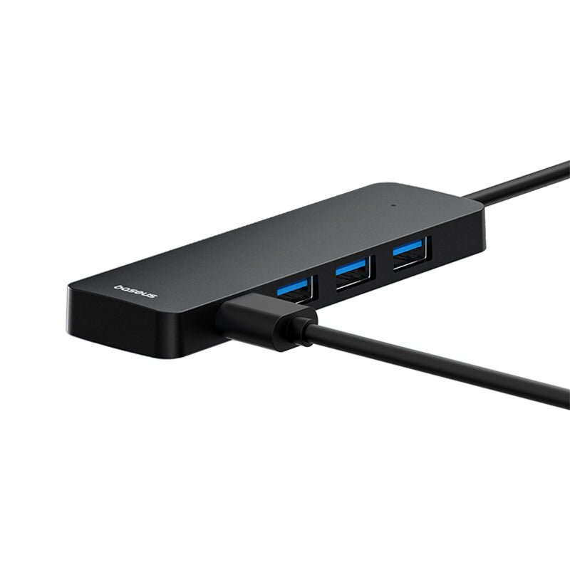 Adaptador HUB 15cm USB - A a USB 3.0 X 4 Baseus UltraJoy Series - Negro - Bestmart