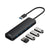 Adaptador HUB 15cm USB-A a USB 3.0 X 4 Baseus UltraJoy Series - Negro