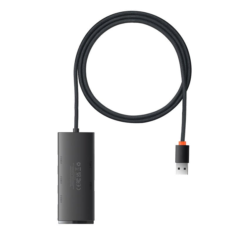 Adaptador HUB 4 en 1 USB - A a USB 3.0 x 4 - 2 Metros - Baseus Lite Series - Bestmart
