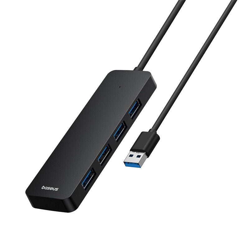 Adaptador HUB 50cm USB - A a USB 3.0 X 4 - 5 Gbps - Baseus UltraJoy Series - Negro - Bestmart