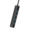 Adaptador HUB 50cm USB - A a USB 3.0 X 4 - 5 Gbps - Baseus UltraJoy Series - Negro - Bestmart