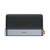 Adaptador HUB 6 en 1 Tipo C a HDMI + USB 3.0 x 3 + PD + RJ45 - Baseus GamerX Series - Gris - Bestmart