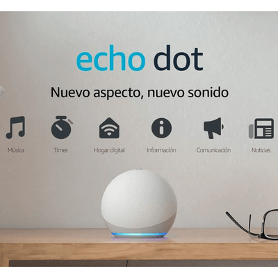 Amazon Alexa Echo Dot 4 - Blanco (Reacondicionado) - Bestmart
