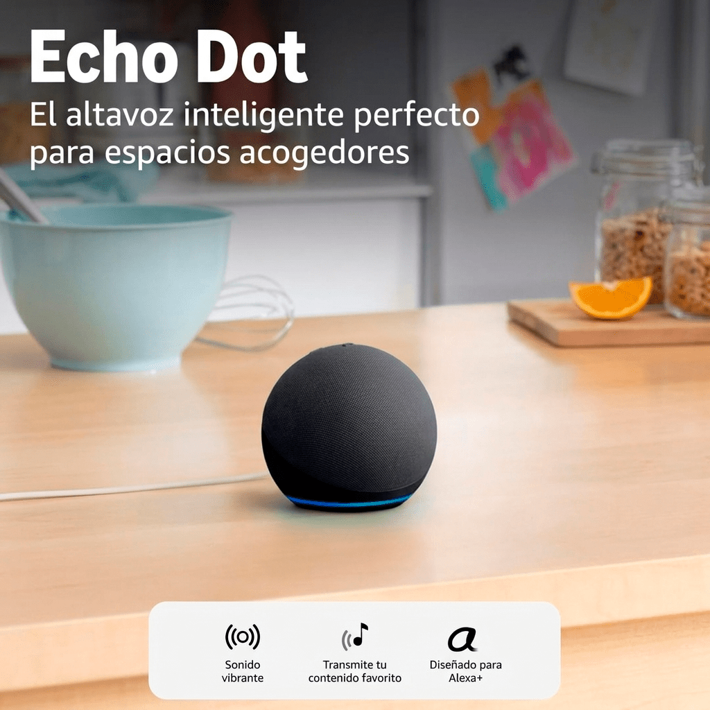 Amazon Alexa Echo Dot 5 - Negro - Bestmart