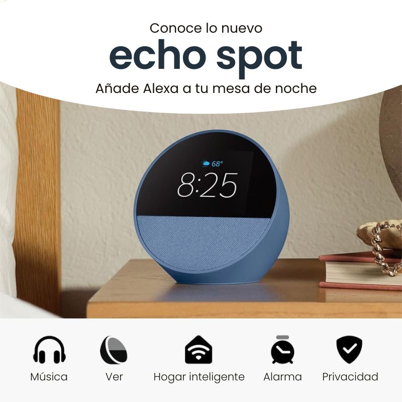 Amazon Alexa Echo Spot - Azul - Bestmart