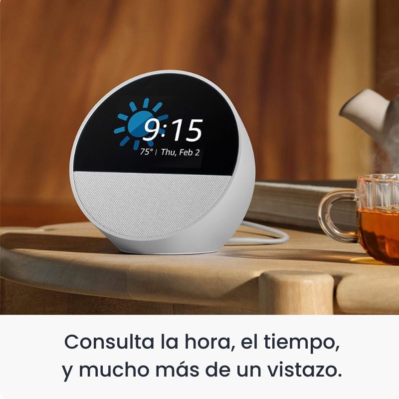 Amazon Alexa Echo Spot - Blanco Open Box - Bestmart