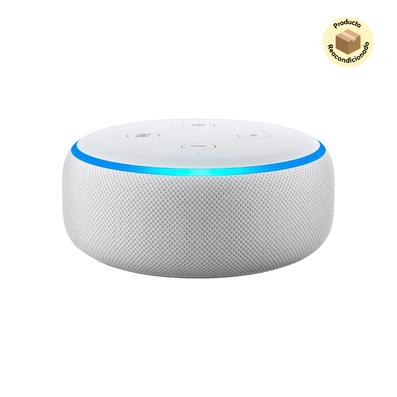 Amazon Echo Dot 3 con Alexa - Blanco (Renovado por Amazon) - Bestmart