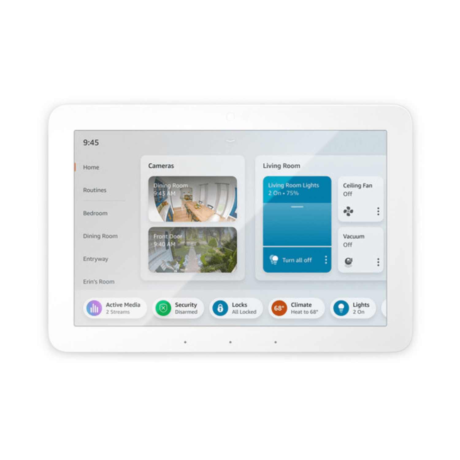 Amazon Echo Hub 8" Panel de Control para Casa Inteligente con Alexa - Blanco - Bestmart