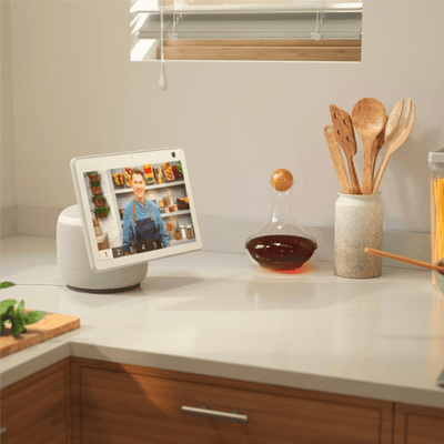 Amazon Echo Show 10 (3ra Gen) - Blanco (OPEN BOX) - Bestmart