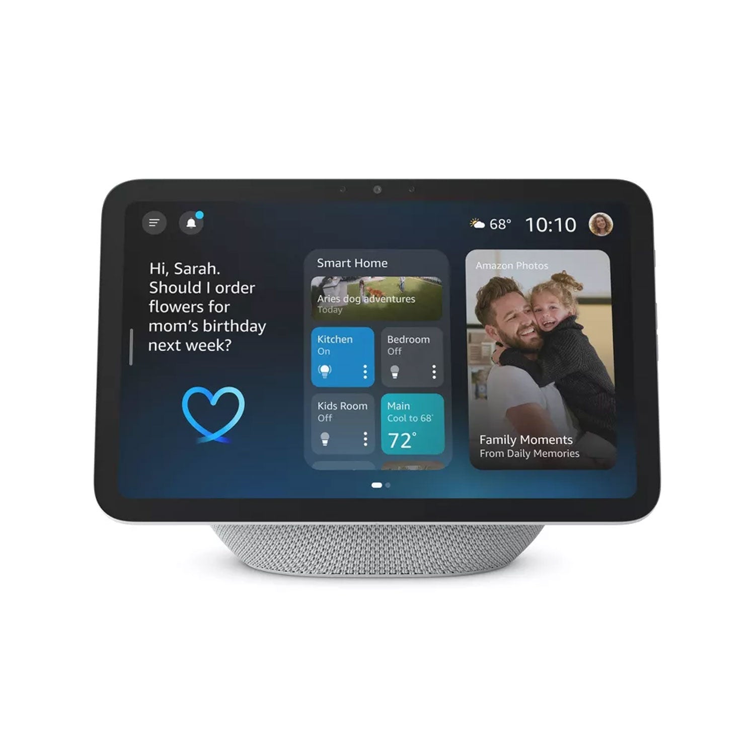Amazon Echo Show 8 (2025) - Pantalla Inteligente 8,7" con Audio Espacial - Blanco - Bestmart