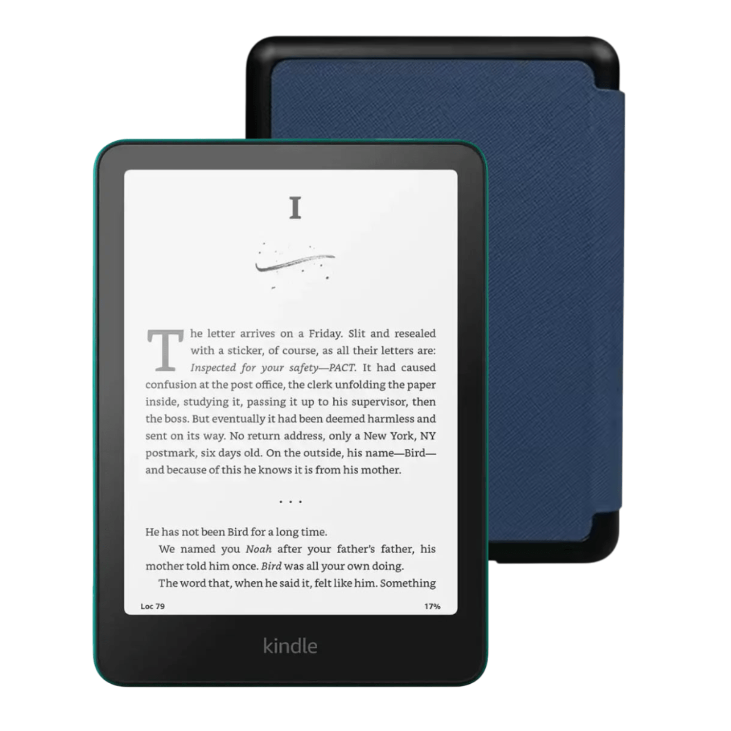 Amazon Kindle Paperwhite 7" 2024 16GB Jade con Funda Premium Azul - Bestmart