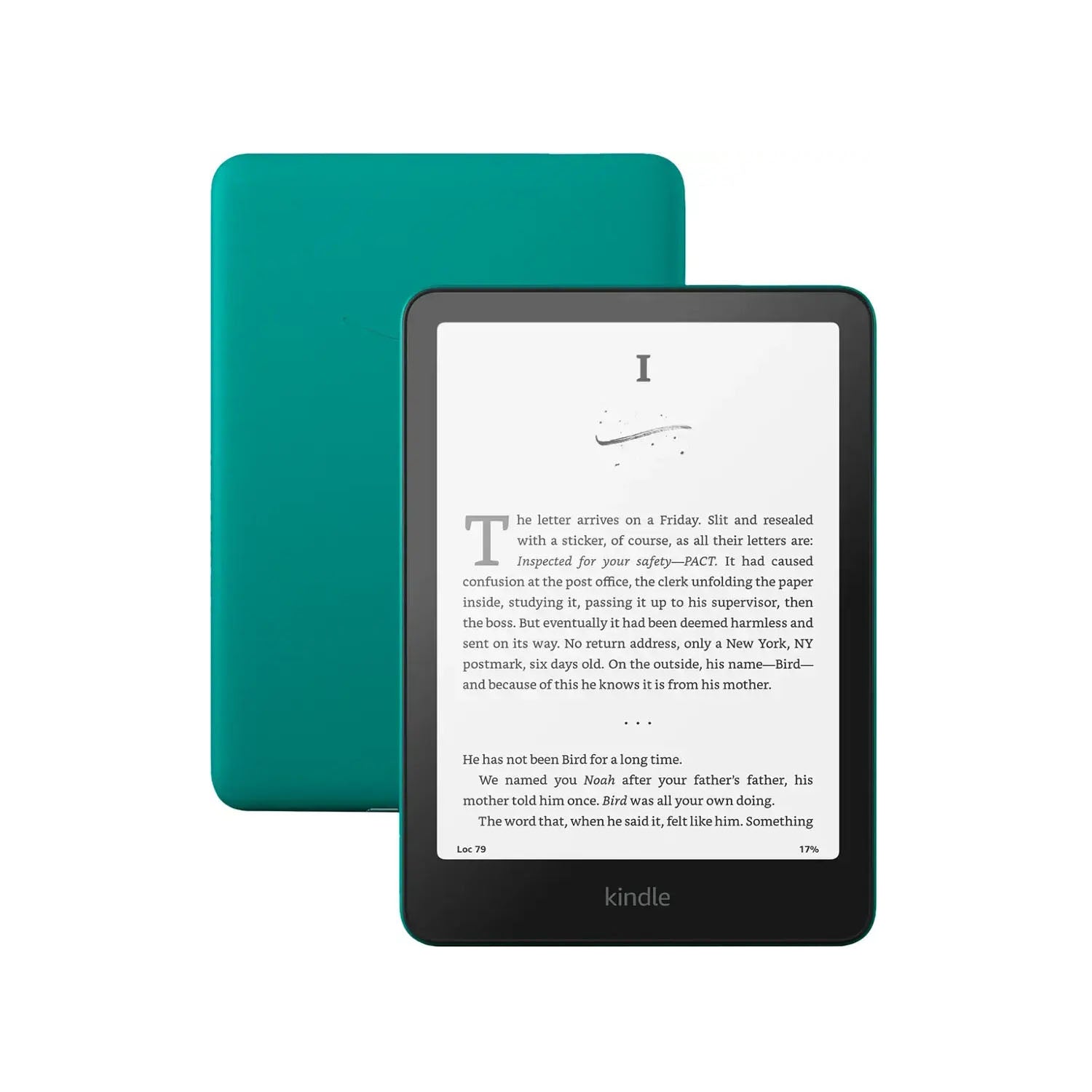 Amazon Kindle Paperwhite 7" 2024 16GB Jade con Funda Premium Celeste - Bestmart