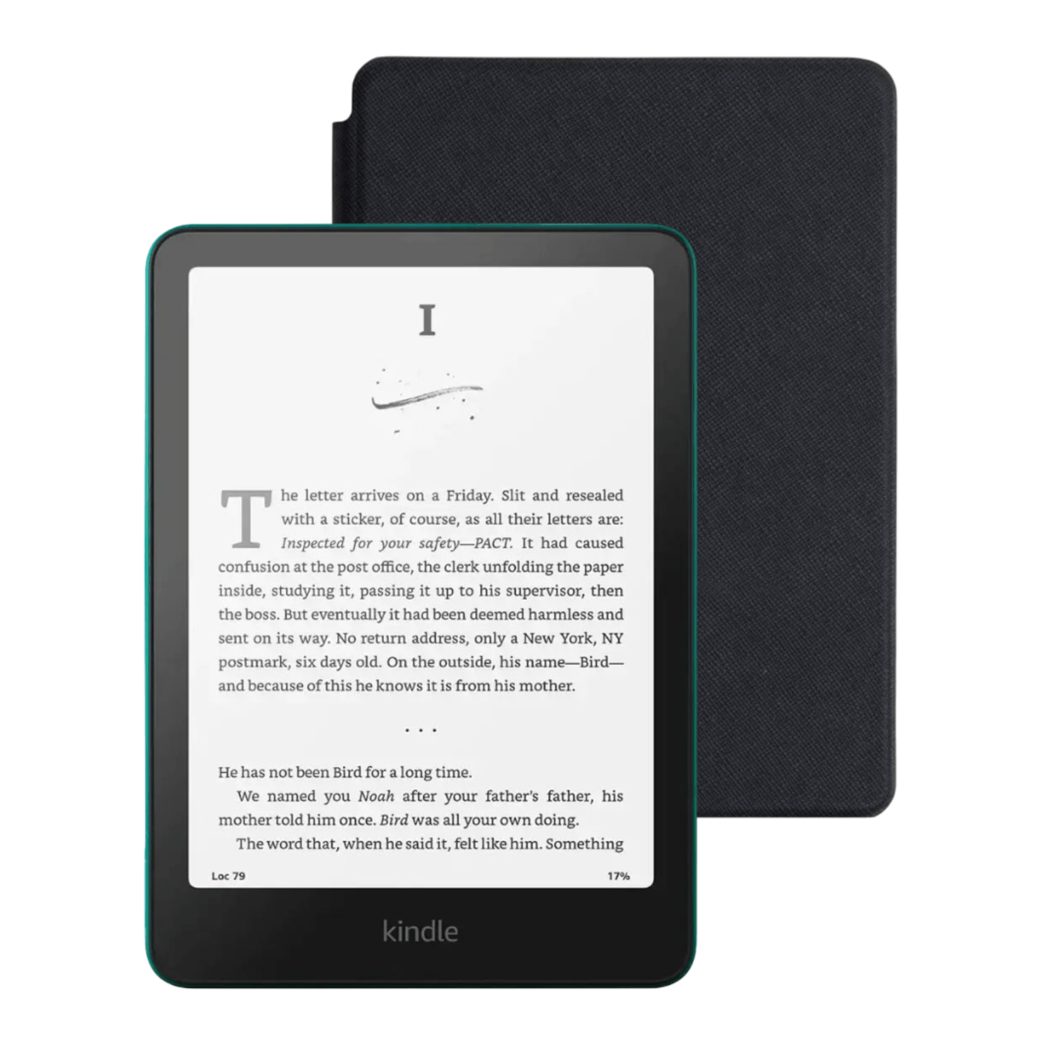 Amazon Kindle Paperwhite 7" 2024 16GB Jade con Funda Premium Negra - Bestmart