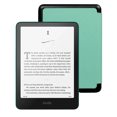 Amazon Kindle Paperwhite 7" 2024 16GB Jade con Funda Premium Verde - Bestmart