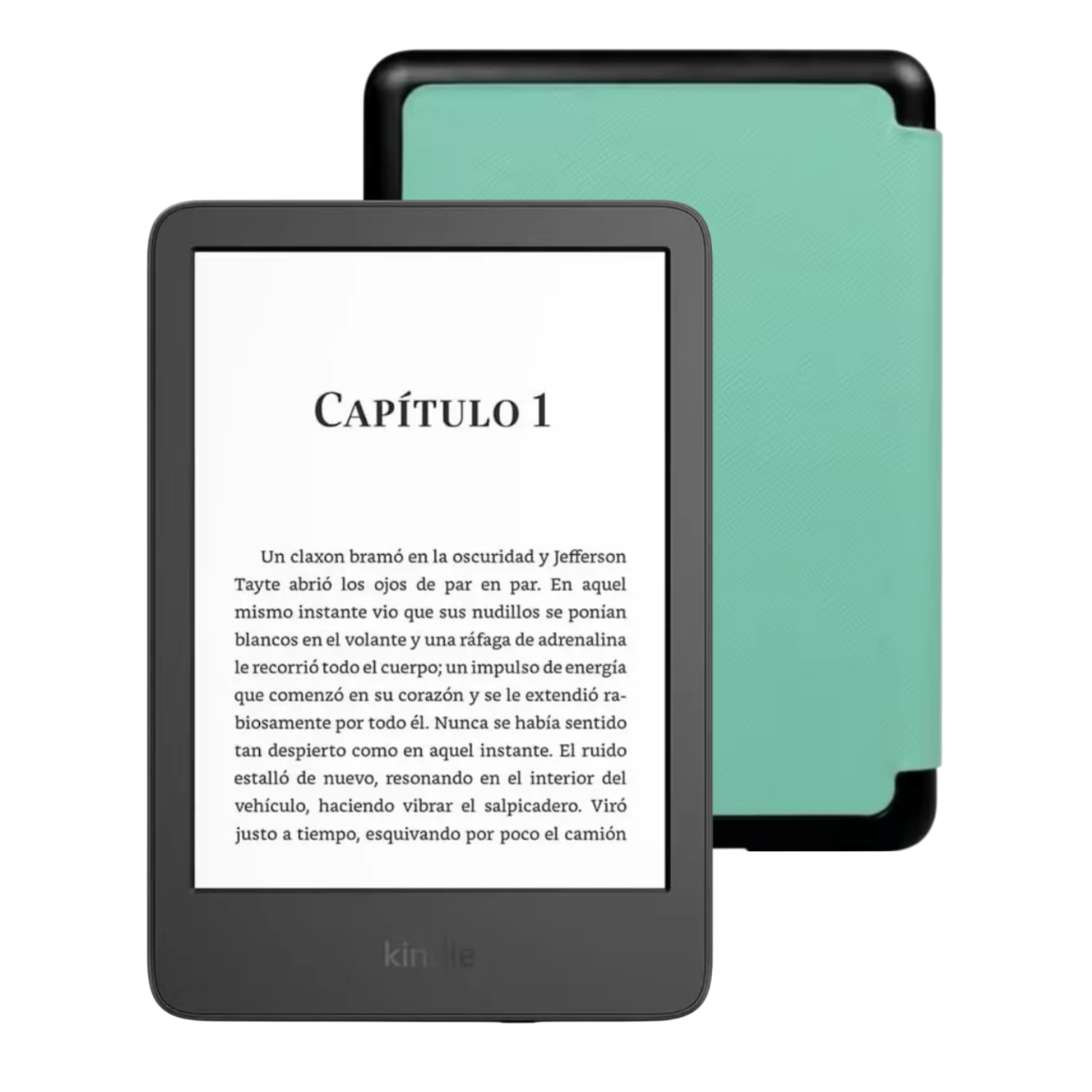Amazon Kindle Paperwhite 7" 2024 16GB Negro con Funda Premium Verde - Bestmart