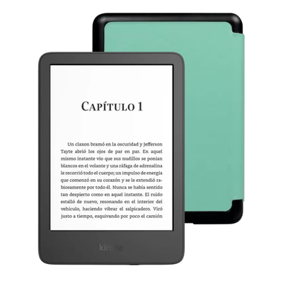 Amazon Kindle Paperwhite 7" 2024 16GB Sin Publicidad con Funda Premium Verde - Bestmart