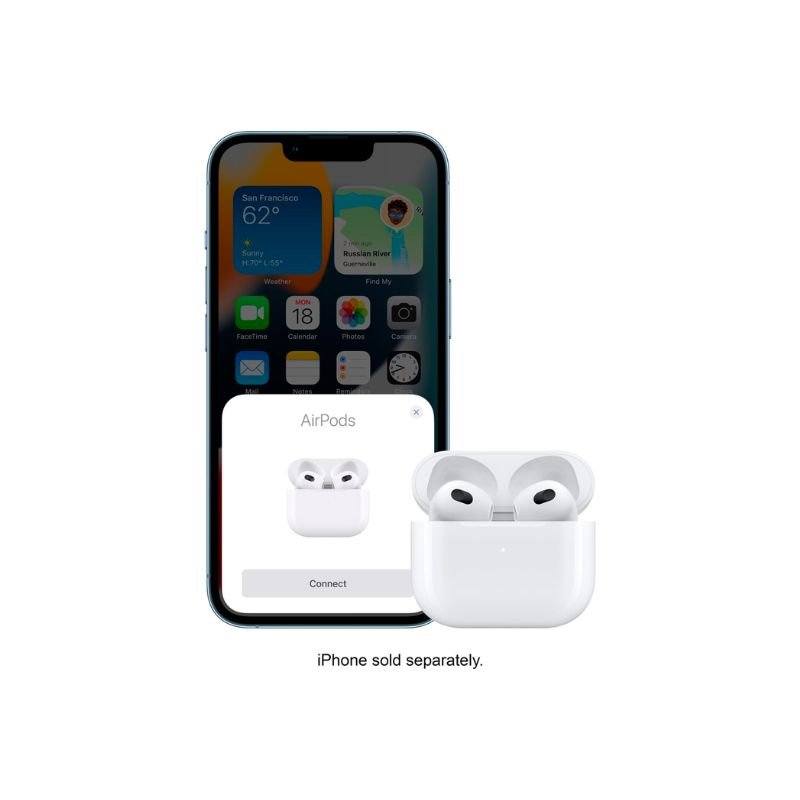 Apple AirPods con Estuche de Carga Lightning (3ra Generación) - Bestmart