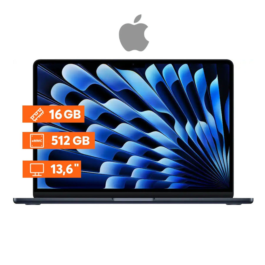 Apple MacBook Air 13 M5 (2026) 16GB RAM 512GB SSD, Pantalla Liquid Retina, Color Midnight - Bestmart