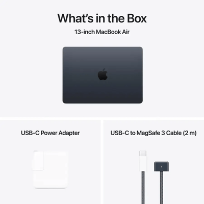 Apple Macbook Air 13,6" M4 Chip 16GB 256GB SSD Midnight - Bestmart