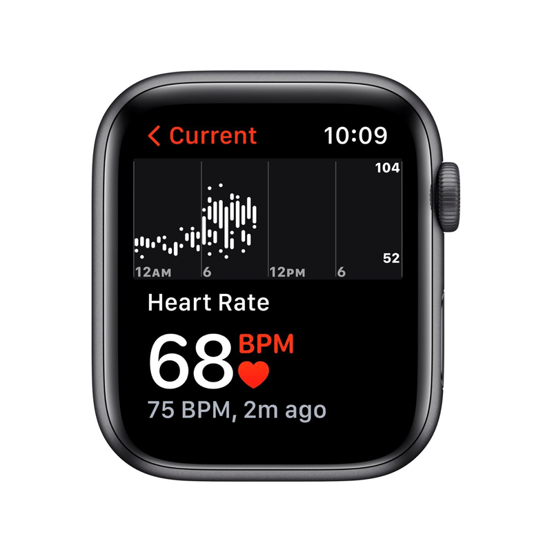 Apple Watch SE 1.ª Gen (GPS) Caja Space Gray aluminio 44mm con correa sport Midnight - Ajustable - Bestmart