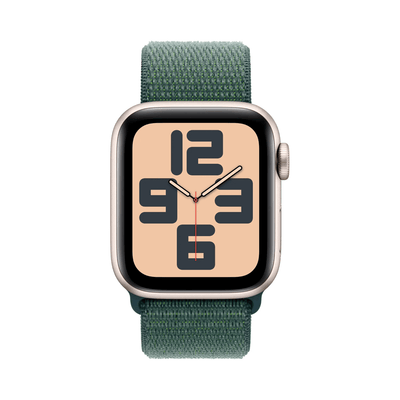 Apple Watch SE 2.ª Gen 2022 (GPS) Caja Starlight aluminio 40mm con Lake Green Sport Loop - Ajustable - Bestmart