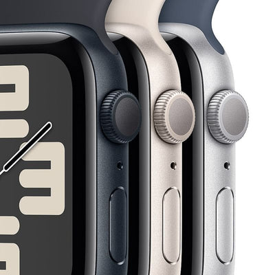 Apple Watch SE 2.ª Gen 2024 (GPS) Caja Midnight aluminio 40mm con correa sport Midnight - M/L - Bestmart