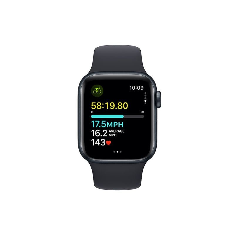 Apple Watch SE 2.ª Gen 2024 (GPS) Caja Midnight aluminio 40mm con correa sport Midnight - M/L - Bestmart