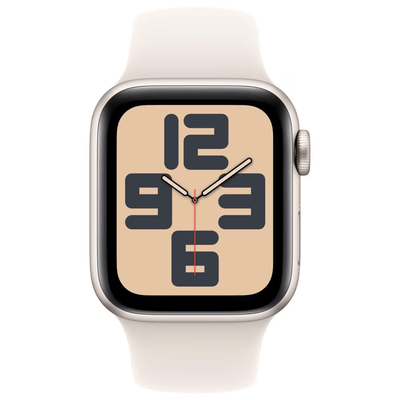 Apple Watch SE 2.ª Gen 2024 (GPS) Caja Starlight aluminio 40mm con correa sport Starlight - M/L - Bestmart