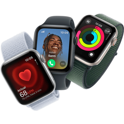 Apple Watch SE 2.ª Gen 2024 (GPS) Caja Starlight aluminio 40mm con correa sport Starlight - M/L - Bestmart