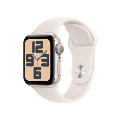 Apple Watch SE 2.ª Gen 2024 (GPS) Caja Starlight aluminio 40mm con correa sport Starlight - M/L - Bestmart